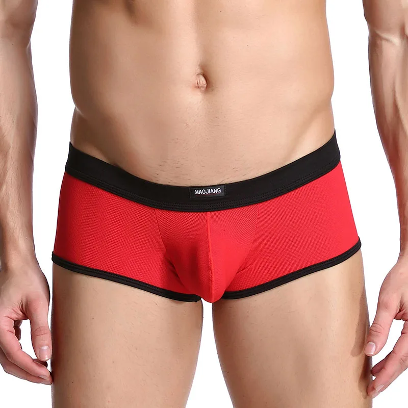 Sexy Mens Underwear Boxers Mesh Male Underwear Low Waist Underpants Man Boxer Shorts Mens Boxers Men Underwear Boxer Shorts