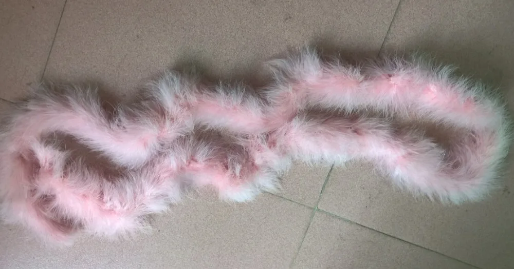 

Custom make 25g marabou feather boa, 10yards/color, 85 different color for your choice