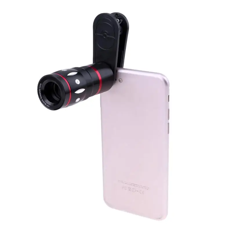 ALLOET 10X Zoom Phone Optical Monocular Telescope Lenses Portable