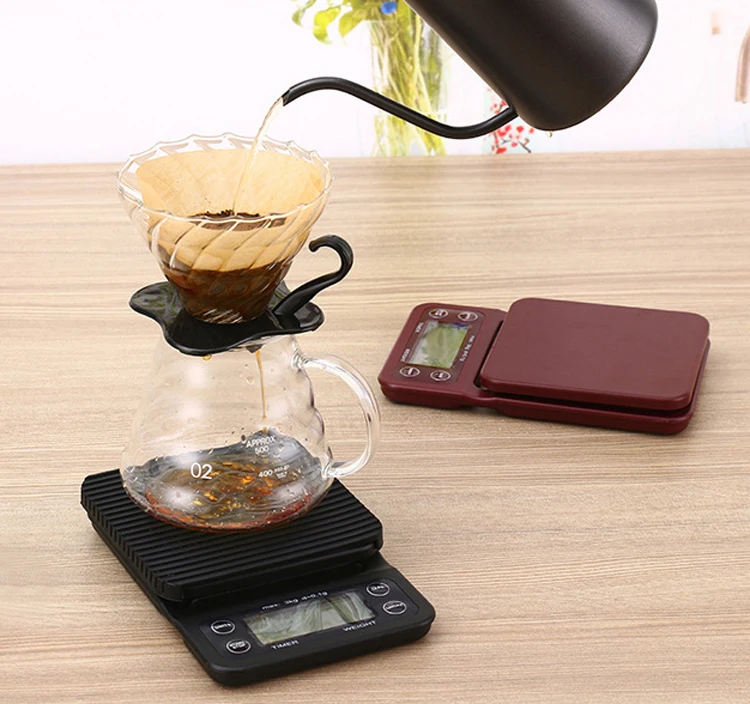 3000 г/0,1 г цифровые капельные кофейные весы с таймером, мульти баланс, кухонные весы для еды, точные бытовые весы