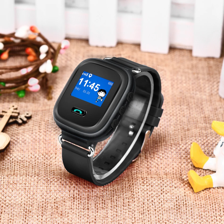 LIGE Children's Smart Watch LBS History Tracking Positioning SOS Help Mobile Phone Safety Distance Setting Smart Watch Kids+box