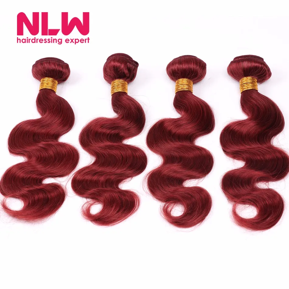 Shop 4 Bundles Colored Brazilian Body Wave Corrugated Sew Ins
