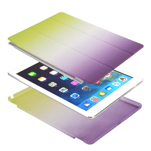 For iPad Mini 4 Case Green to Blue Color For Apple iPad Mini 4 Slim Fit