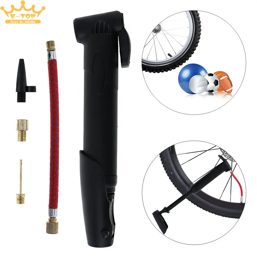 Multi functional Portable Bicycle Wheel / Ball Bicycle Tire Air Pump