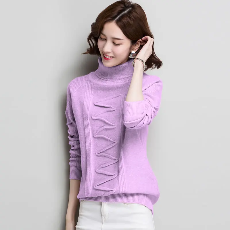 #^Special Price XL 5 Colors Thicken Sweater Brand Short Sweater Fall Winter Women's Sweater New Bottoming Knit Turtleneck Sweater Pullover Women