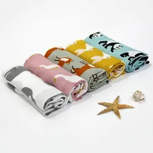 2 Pcs font b Baby b font Towel 58x58cm 2 Layers Organic Cotton gauze Material Children