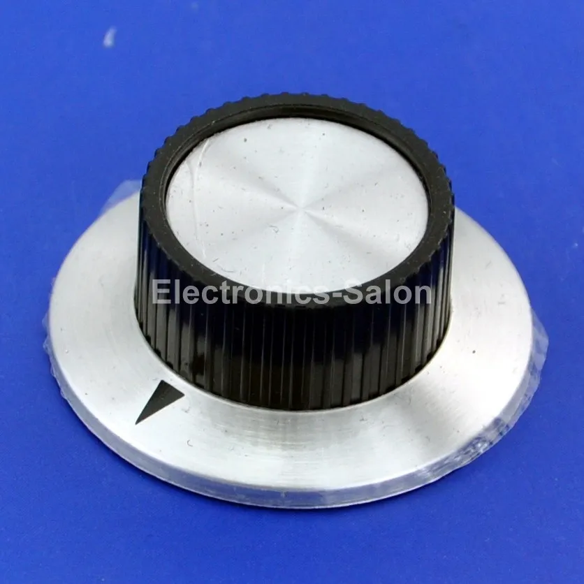 ( 25 pcs/lot ) Pot Knobs, OD 1.46" H 0.59" Shaft 1/4", KNOB D03, for