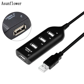 

High Speed USB HUB 2.0 4 Port USB HUB Multi Splitter Extension Adapter Portable For Macbook Desktop/PC Laptop Accessories