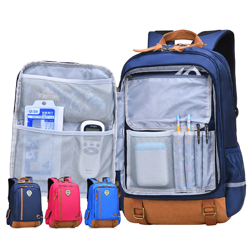 buy New Children School Bags for Boys Girl Back Pack Travel bag Backpacks For Teenagers Large Capacity Rucksack Mochila Infantil Zip