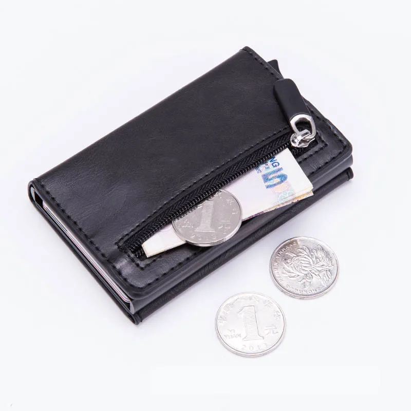 2019 новый модный футляр для карт ID металлический держатель для кредитных карт s с RFID бизнес алюминиевый кошелёк для кредитных карт