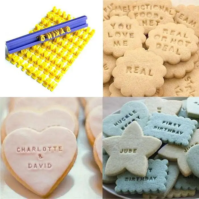 

Home Large Fondant Plastic Alphabet Letter Number Mold Cake Decorating Tools Set Baking Cookie Cutter