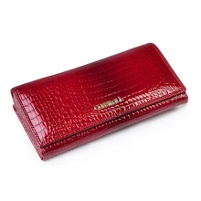 Women Wallets Genuine Leather Wallet Female Purse Long Coin Purses Card Holder Hasp Fashion Wallets And Purses Crocodile Pattern