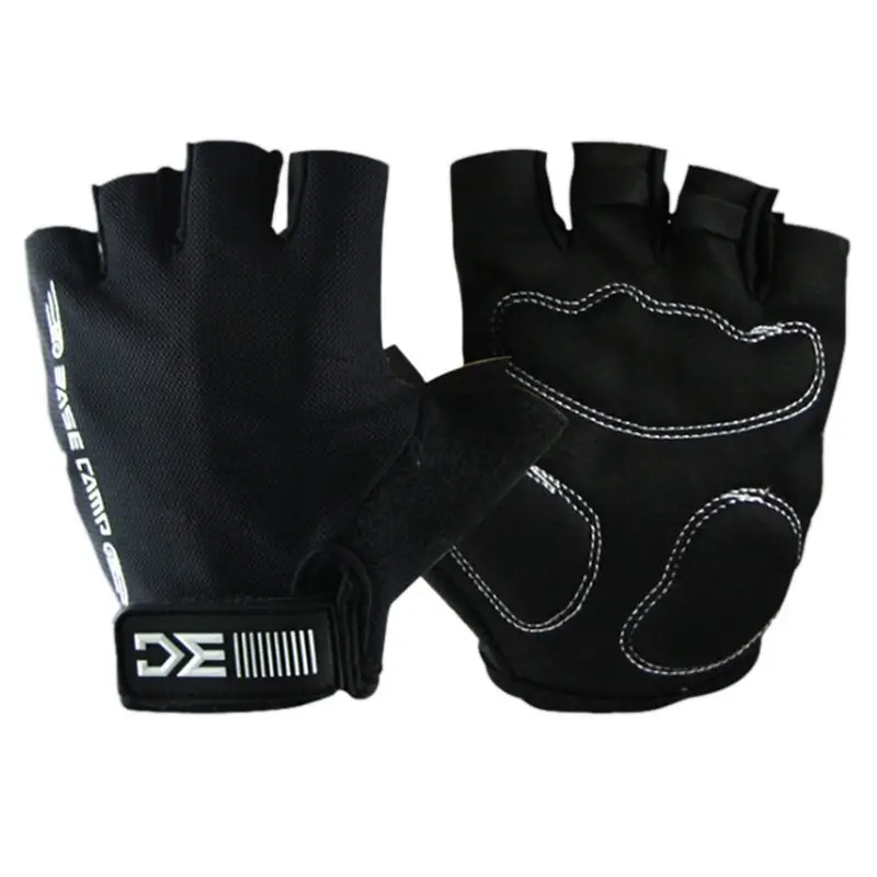 

Summer Cycling Gloves Half Finger Bike Sports Gloves Sponge Pad Breathable Racing MTB Bicycle Cycle Gloves