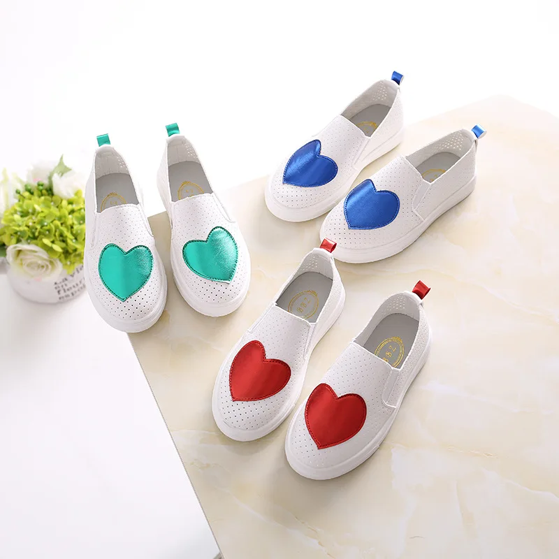 

Spring and summer men and women children's shoes Korean girls tide shoes casual heart autumn fall flat shoes