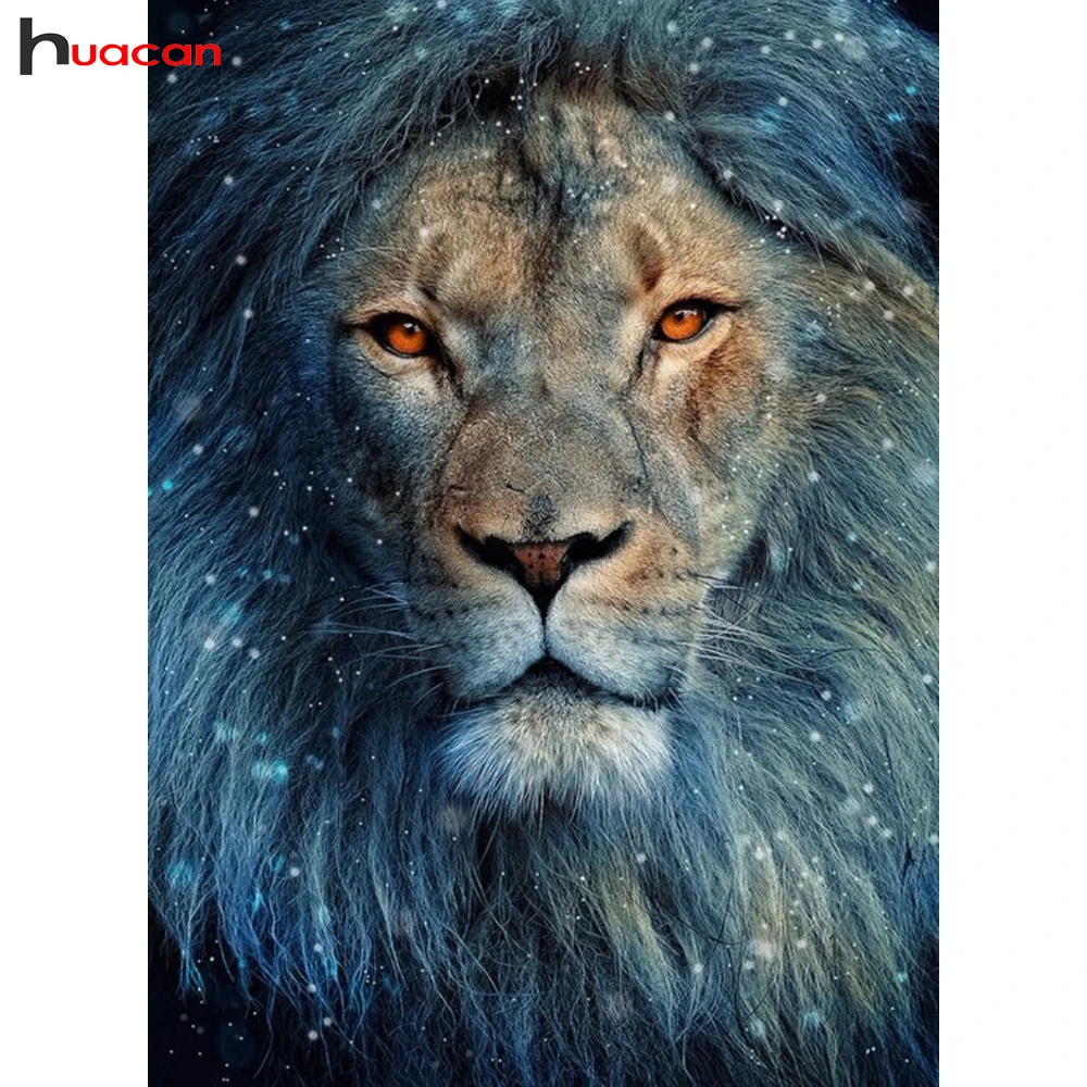 

Daimond Painting Cross Stitch Animals 3D Diamond Embroidery Full Square Lion Picture Of Rhinestones Diamond Mosaic Decor Gifts