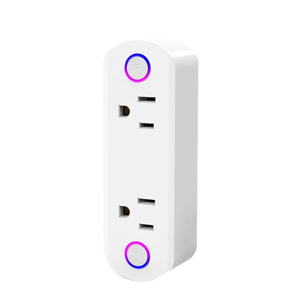 

Smart WiFi Remote Control Timing App Socket US Plug control, easy operation 15A 1650W Square Home AC100~240V