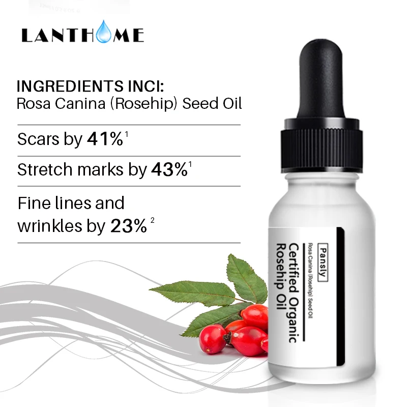 Harga Murni Organik Rosehip Minyak Whitening Pelembab Anti Aging Rose Hip Oil Minyak Perawatan Kulit Acne Scar Serum Stretch Mark remover