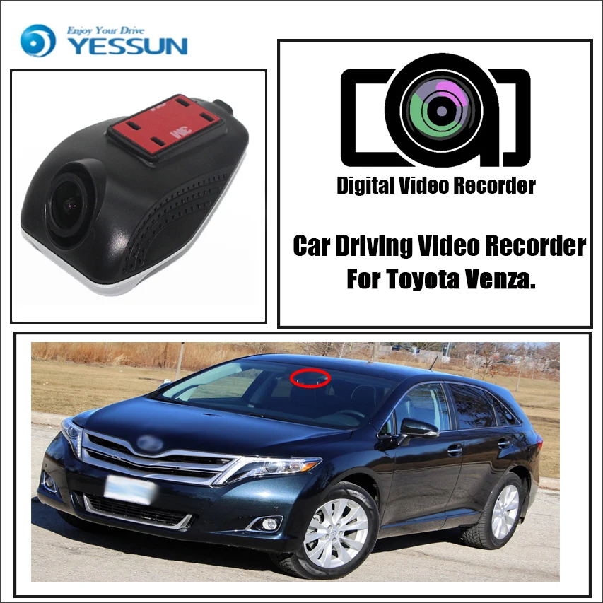 YESSUN for Toyota Venza Car Wifi DVR Mini Camera Driving Video Recorder Novatek 96658 Registrator Dash Cam Night Vision | Автомобили и