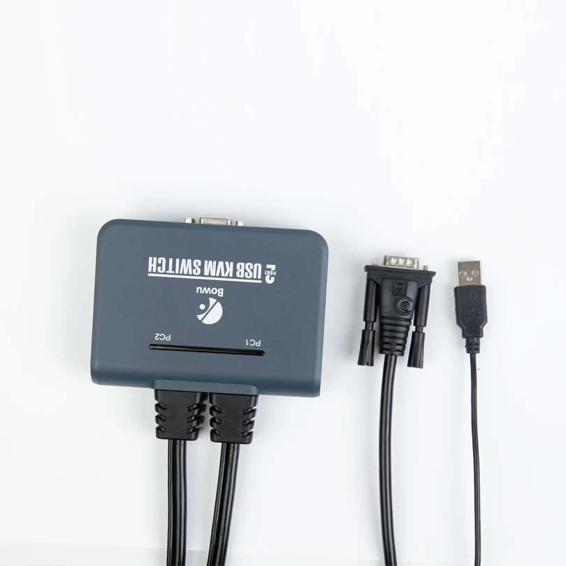 4K HD 2 порта USB 2,0 VGA KVM переключатель коммутатор с кабелем для двойного монитора клавиатура мышь Sup порт s IR настольное переключение контроллера