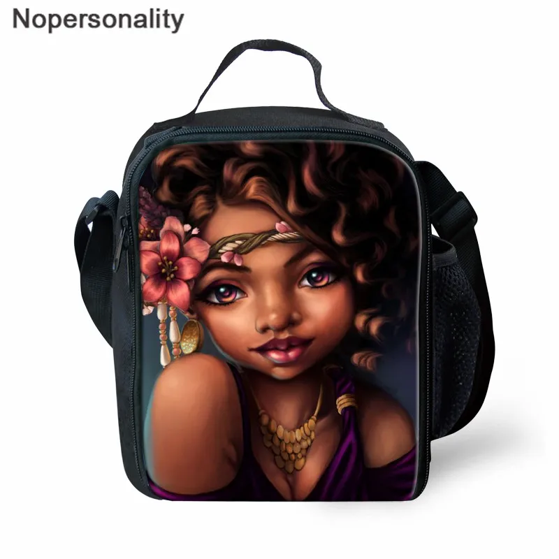 Nopersonality 3 шт./компл. африканская черная принцесса девочка детский сад школьная сумка американская Школьная Сумка подростковая детские школьные рюкзаки - Color: Z4894G
