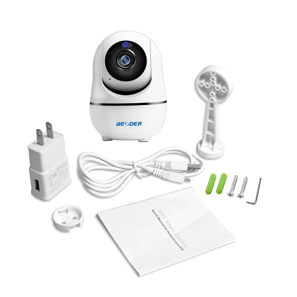 Беспроводная домашняя ip камера BESDER 1080P наблюдения Wi Fi ИК ночное аудио детский