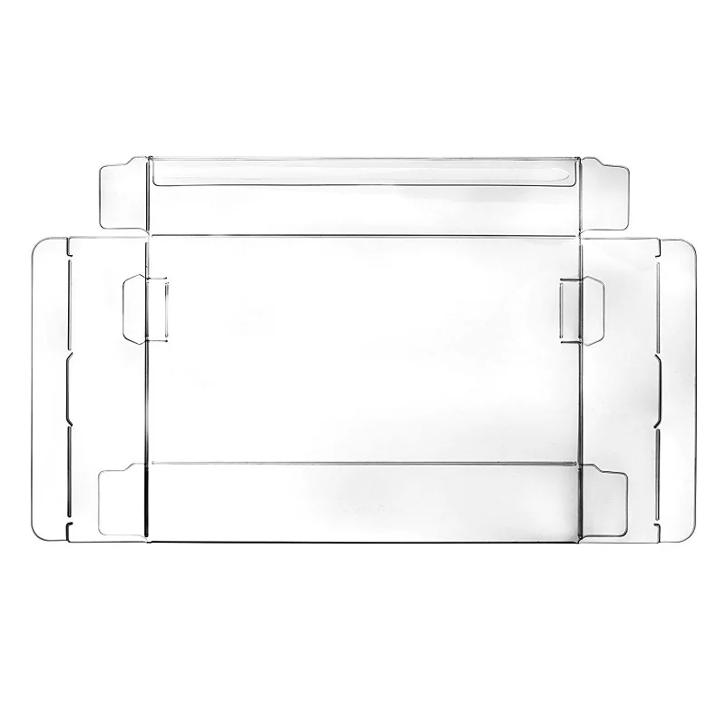 Ruitroliker 100Pcs Clear PET Box Case Sleeve Covers CIB Protector for saturn single CD box