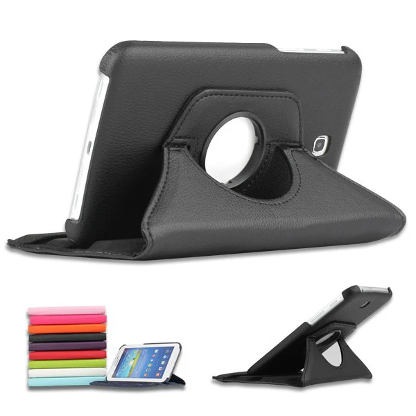 3pc/set 360 Degree Rotating Case Leather Stand Cover for Samsung Galaxy Tab 3 7.0 P3200 (case+film+pen) Free Shipping | Компьютеры и