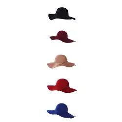 Котелок гибкие широкие поля кепки шляпа женские аксессуары для волос