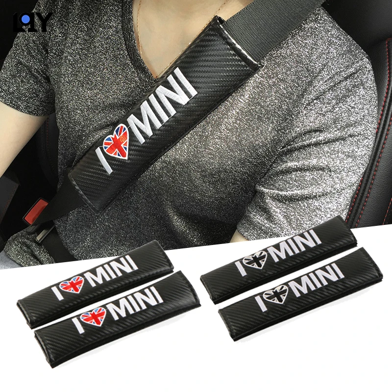 

LQY Auto Accessories Seat Cover Carbon Fiber for car Mini Cooper Clubman Countryman R50 R56 R57 R58 R60