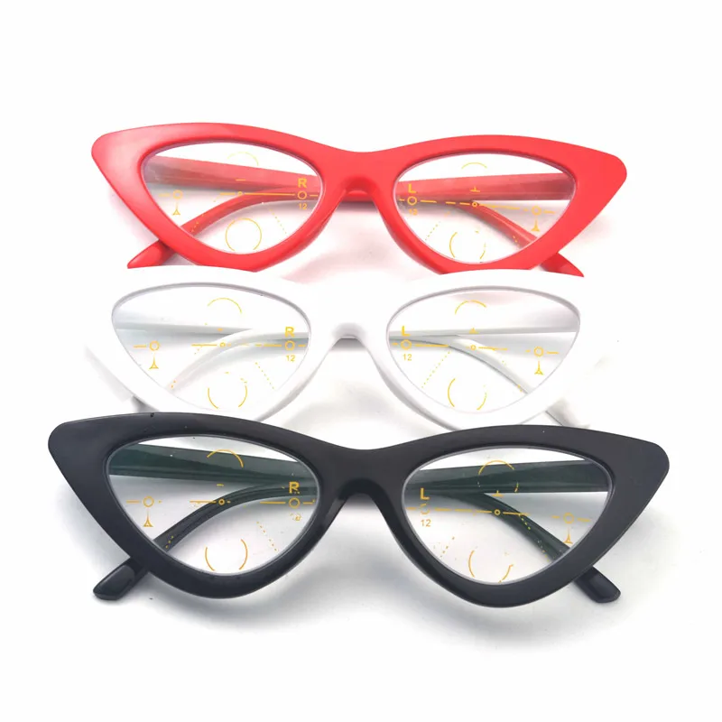 Мультифокальные Прогрессивные очки для чтения женские диоптрические пресбиопические очки для чтения ясный интеллект многофокальные очки FML