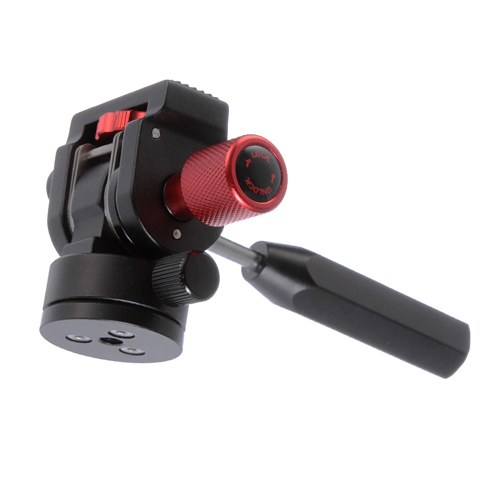 

VH1 Aluminum Camera Video Tripod Ballhead Ball Head Single Handle with 1/4" Screw