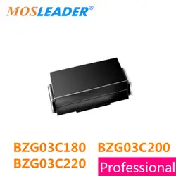 Mosleader SMA BZG03C180 BZG03C200 BZG03C220 1800 шт. DO214AC 600W BZG03C180TR BZG03C200TR BZG03C220TR китайский товар высокого качества