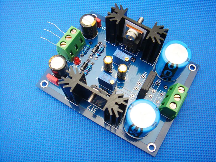 

LM317 LM337 adjustable filter stable power supply panel continuously adjustable voltage output suitable for the front stage