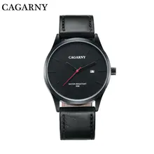 Fashion Casual Army Sport Top Brand Luxury Mens Watches Leather Business Quartz-Watch Men Wristwatch Relogio Masculino