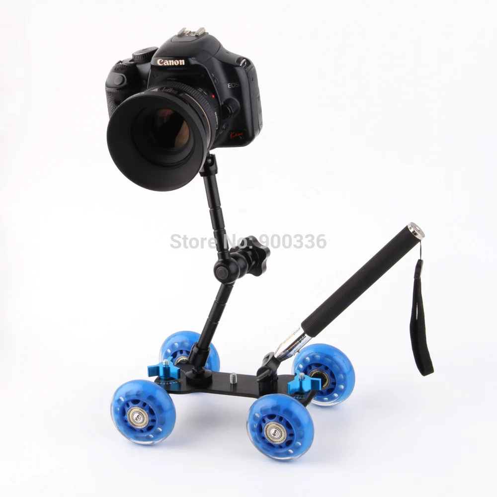 3in1 table photography dolly + 11 inch magic arm + handheld lever