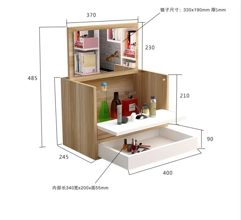 Louis модные комоды Спальня мини-квартира мини простой экономической плавающее окно многофункциональный шкафчик для косметики