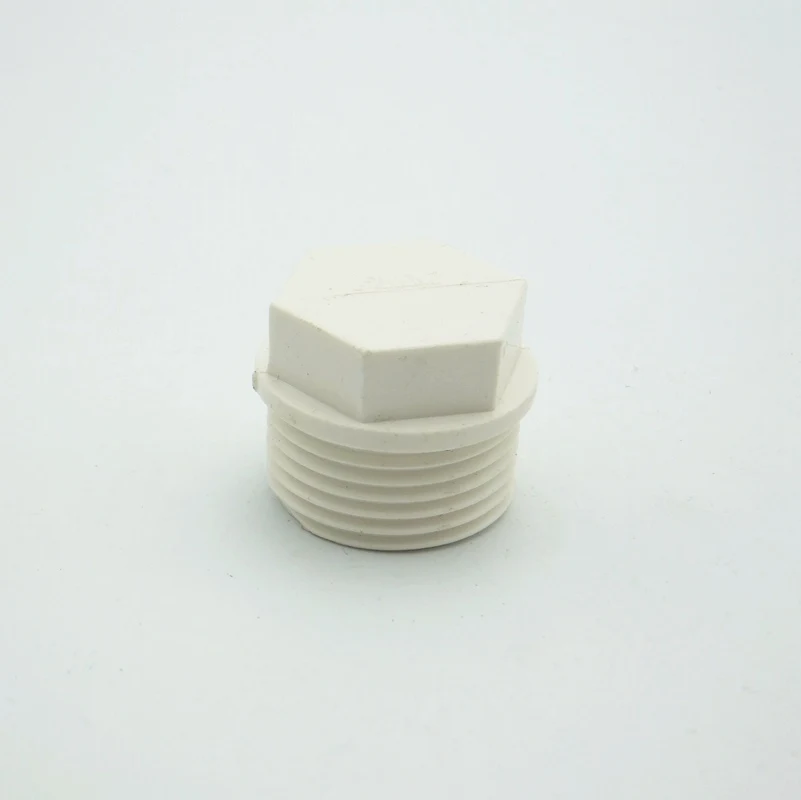

1/2" BSP Male End Cap Plug PVC Tube Joint Pipe Fitting Coupler Adapter Water Connector For Garden Irrigation System