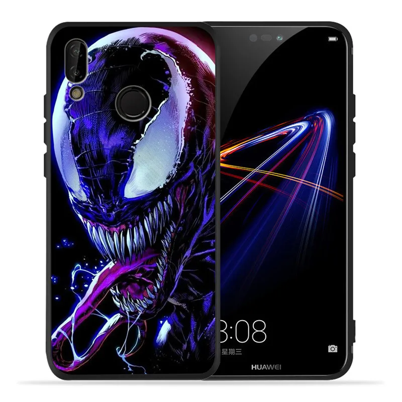 Роскошный чехол Marvel joker venom для huawei P8 P10 P20 P30 mate 10 20 Honor 8 8X 8C 9 10 Lite Plus Pro Чехол Coque Etui Funda cat - Цвет: H1285