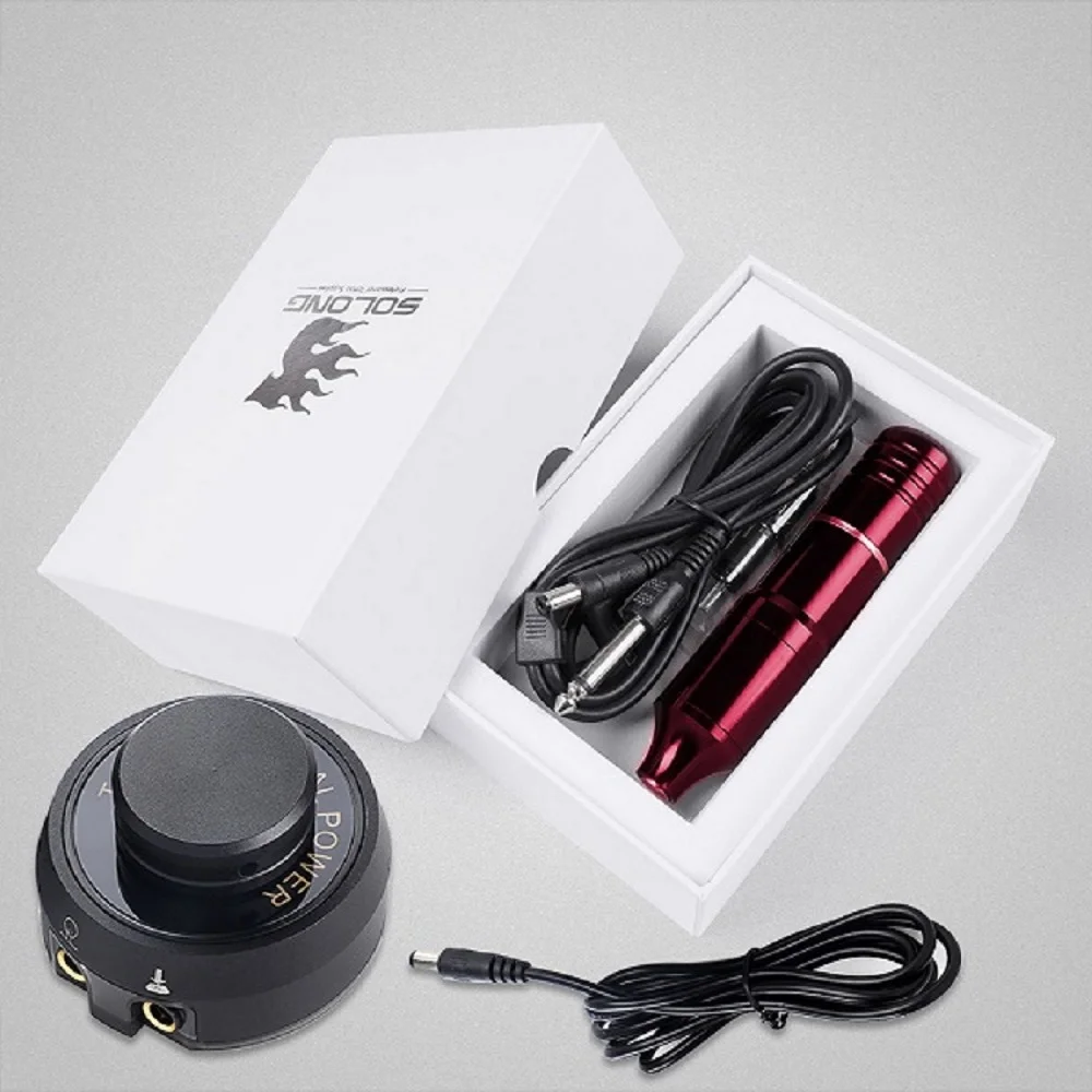 

Rotary tattoo gun kit cheyene hawk pen style machine 2-12V Adjustable new power supply for tattooist tattoo shop salon