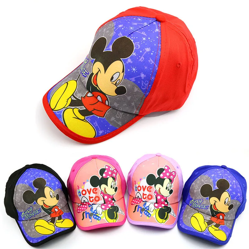 

Cartoon Kids Hat Boy and Girl Baseball Caps Cute Mouse Mickey Cosplay Baseball Cap Children Party Gifts Adjustable Baseball Hat