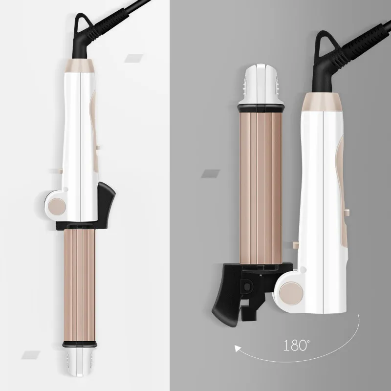 

3 in 1 Foldable Electric Hair Curler Mini Straightening Iron Corn Waver Ceramic Corn Curler Professional Curling Roller Wand 31