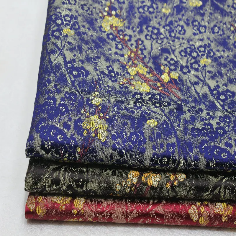 chinas con Jacquard Fleur-motivo en negro