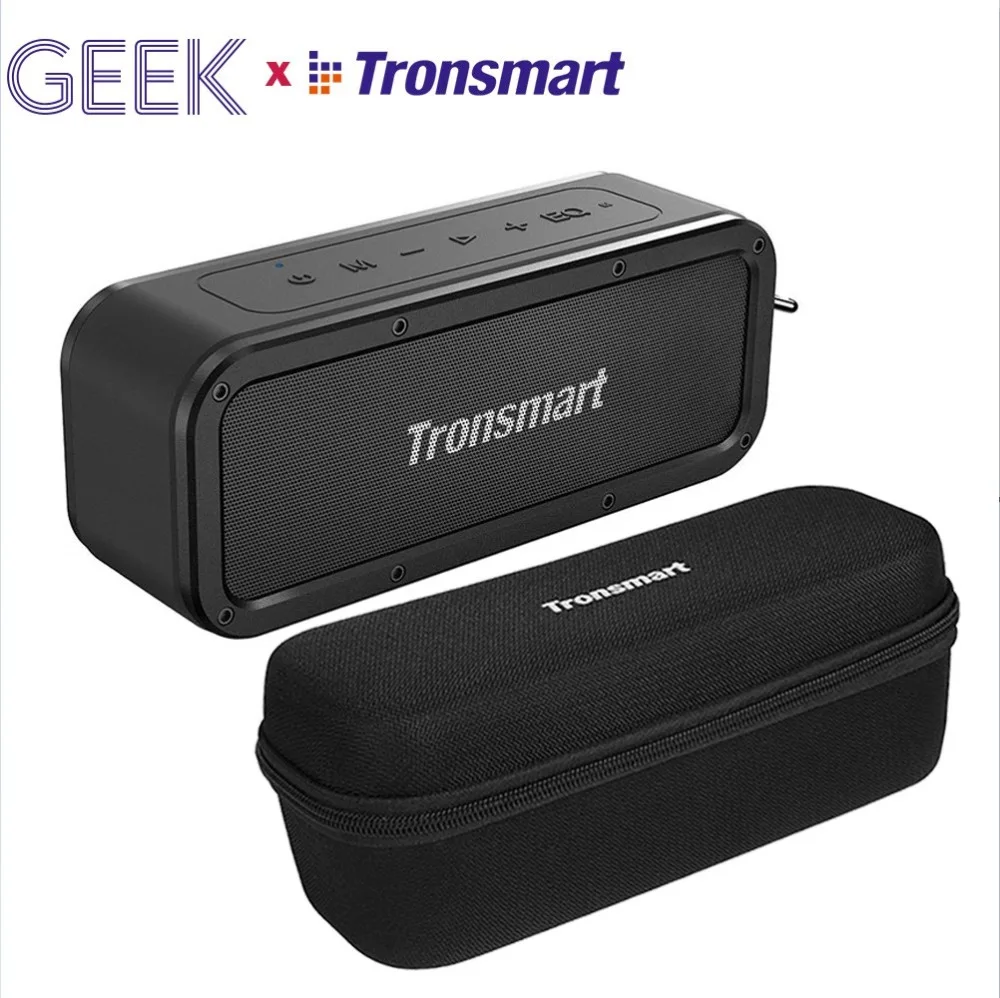 Tronsmart Element Force Speaker Bluetooth Беспроводная колонка с чехлом черный цвет|Портативные