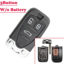 Хорошее качество(1 шт.) 3 кнопки Замена оболочки удаленный ключ-карта ключ чехол без зажим аккумулятора для Alfa
