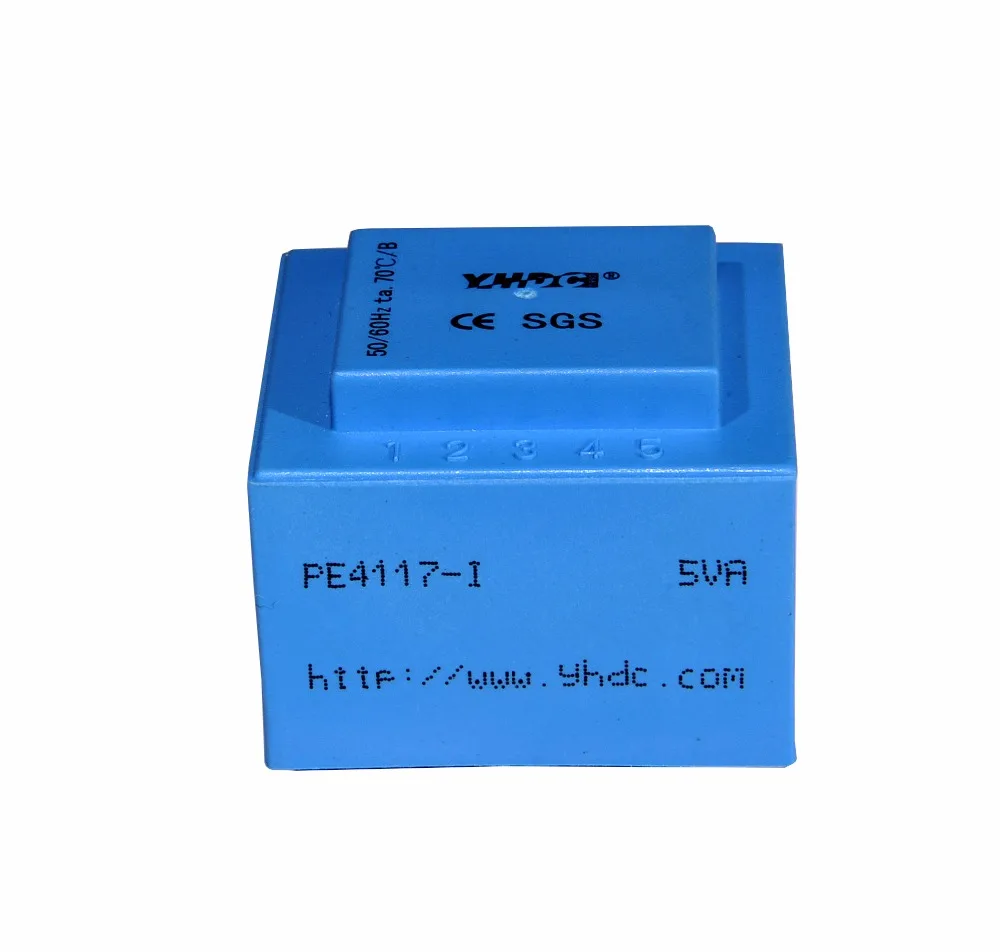 PE4117-I 5VA 220 V/6 V инкапсулированный монтажный трансформатор PCB