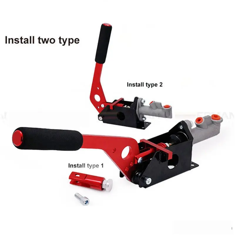 BLACK Universal Hydraulic Handbrake E-Brake 0.625 Vertical Horizontal Drift