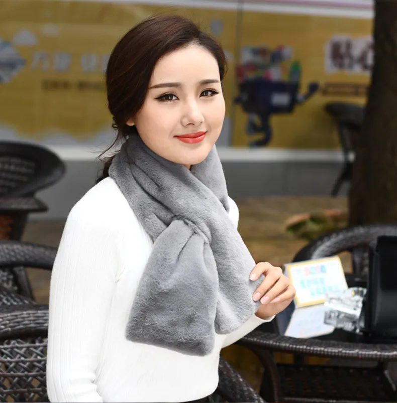 1 (4)Women Solid Chunky Cable O Ring Knitted Wool Scarf Snood Infinity Neck Warmer Cowl Collar Circle Crochet Scarf Winter Warm 2018
