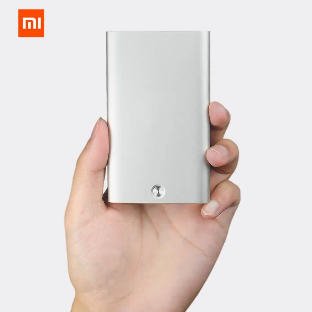 

Xiaomi Mijia Miiw Automatic Pop Up Card Case Metal Business Card Holder Credit Card ID Card Storage Box For Man and Woman 70.4g