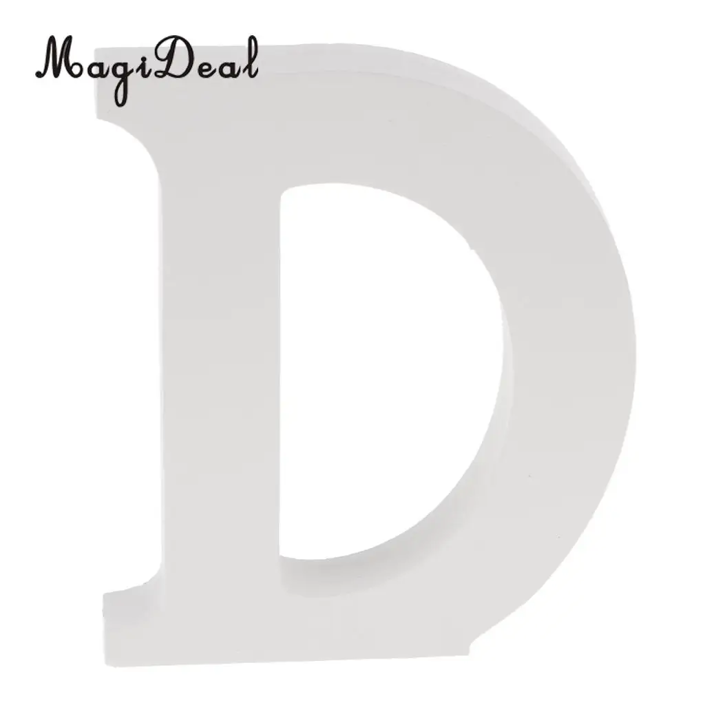 DIY Wooden Alphabet Letters Sign Plaque Wall Art Hanging Decor Decal Wedding Baby Shower Party DIY Decoration