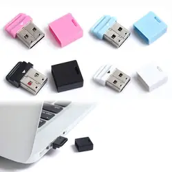 Мини-кардридер USB для автомобиля TF/Micro SD с шнурком случайный цвет